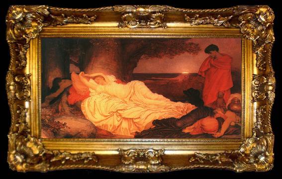 framed  Lord Frederic Leighton Cymon and Iphigenia, ta009-2